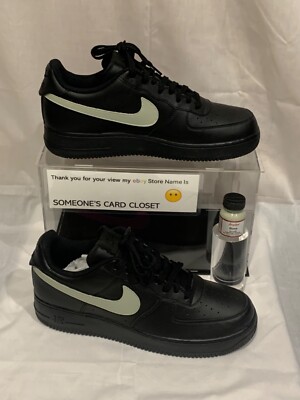 nike air force 1 reflective black
