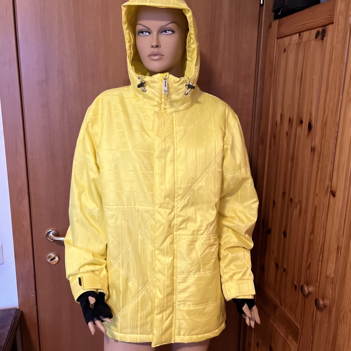 Sessions PREMIUM Recco Snow Jacket Mens Small Bright Yellow