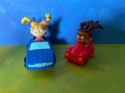 Vintage Burger King Nickelodeon Rugrats windgeblasen Angela & Susie in Autos - Bild 2 von 4