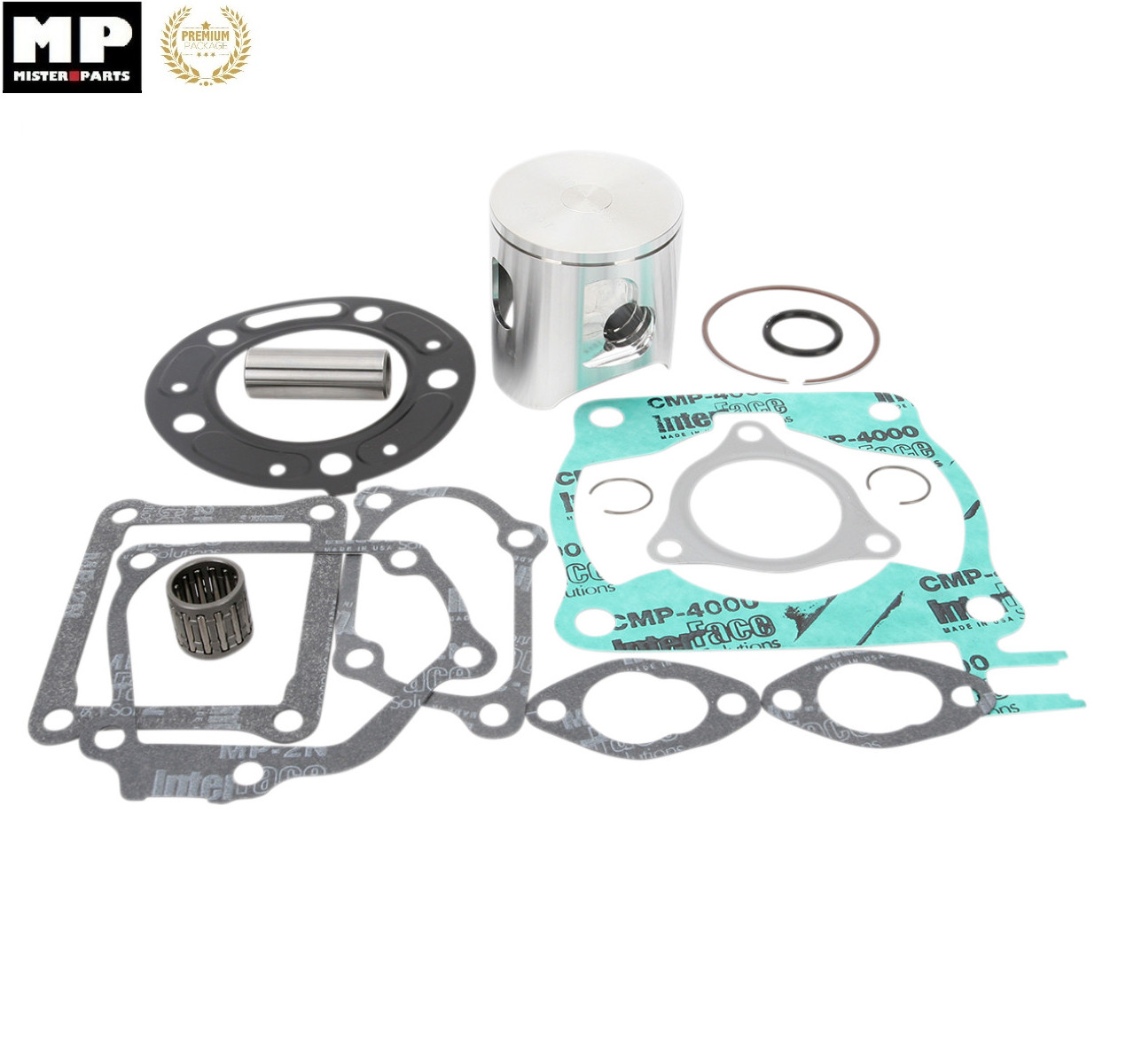 Kit Piston Premium Ø55 mm Honda CR 125 Compression Optimale et Joints Haut Moteur