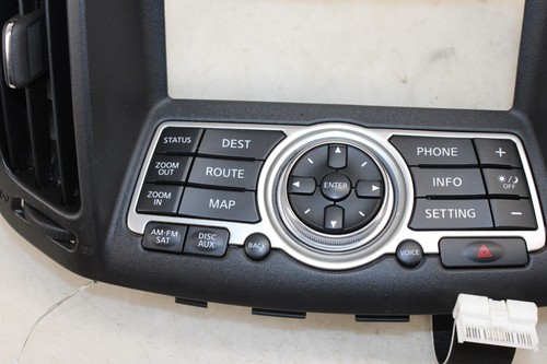 2008-2015 Infiniti Q60 G37 Coupe Navigation Switch / Trim 28395JK65B OEM KM47 - Picture 4 of 8