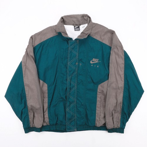nike track jacket green