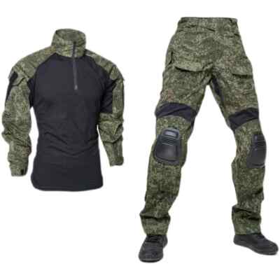 G3 Tactical Frog Suit Shirt Pants Russian EMR Little Green Man with Knee Pads