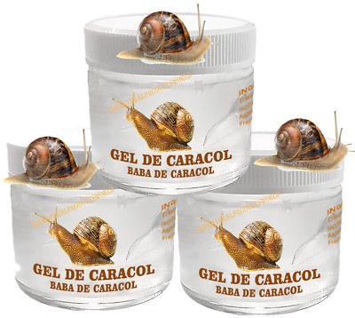 3 Gel de Caracol,Karakol kream,derma manchas,estrias,snail cream,acne