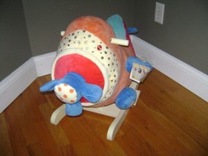 plush airplane rocker
