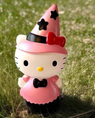 Sanrio Hello Kitty Halloween Witch 22" Tall Blow Mold Lighted Yard Decor NEW - 第 1/5 張圖片