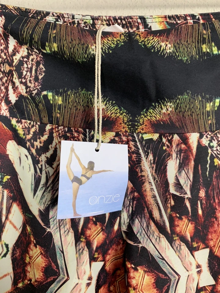 Nuevo con etiquetas Pantalones Capri Onzie 202 Leggings Talla S/M Yoga tiro bajo Foto 3 de 4