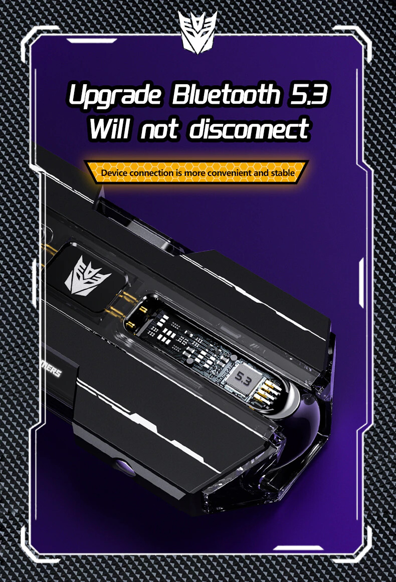 Monster Audio Transformers True Wireless Earbuds TFT01 BumbleBee