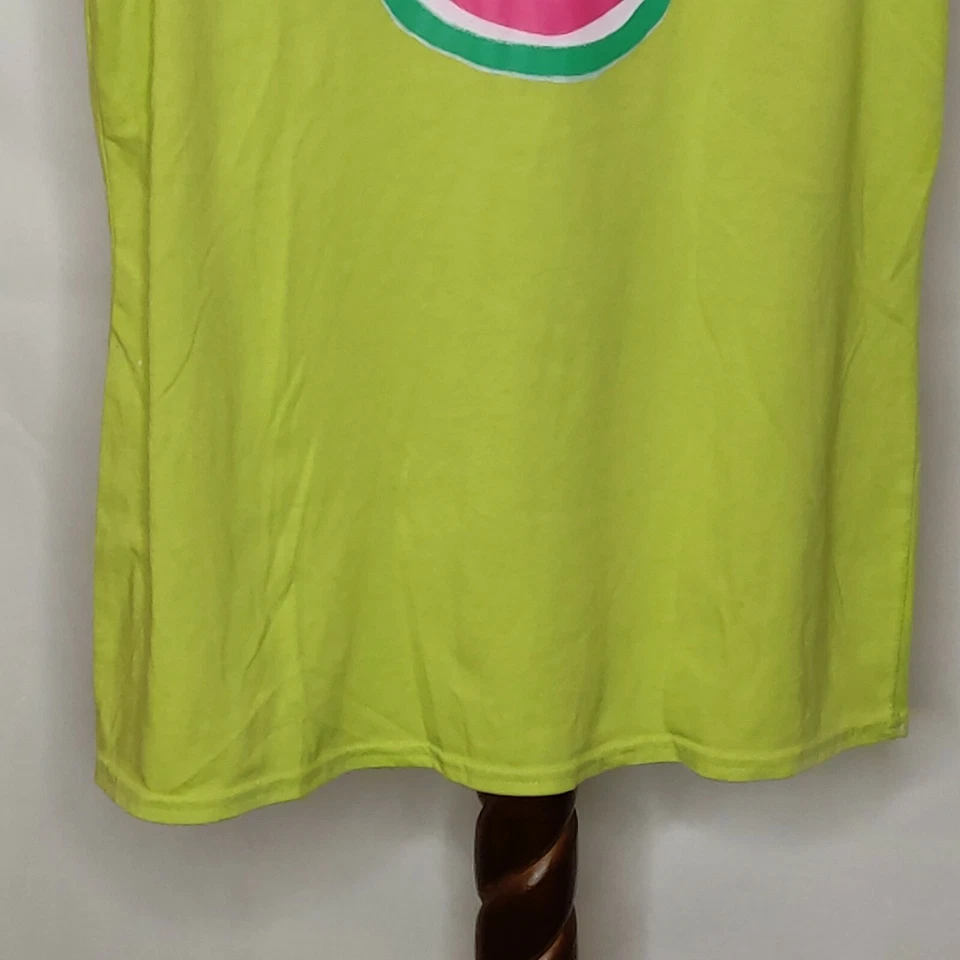 Secret сокровища Sleepwear женщин размер S (4-6) верхний зеленый v-образным вырезом SS "дыня" логотип - Изображение 3 из 4