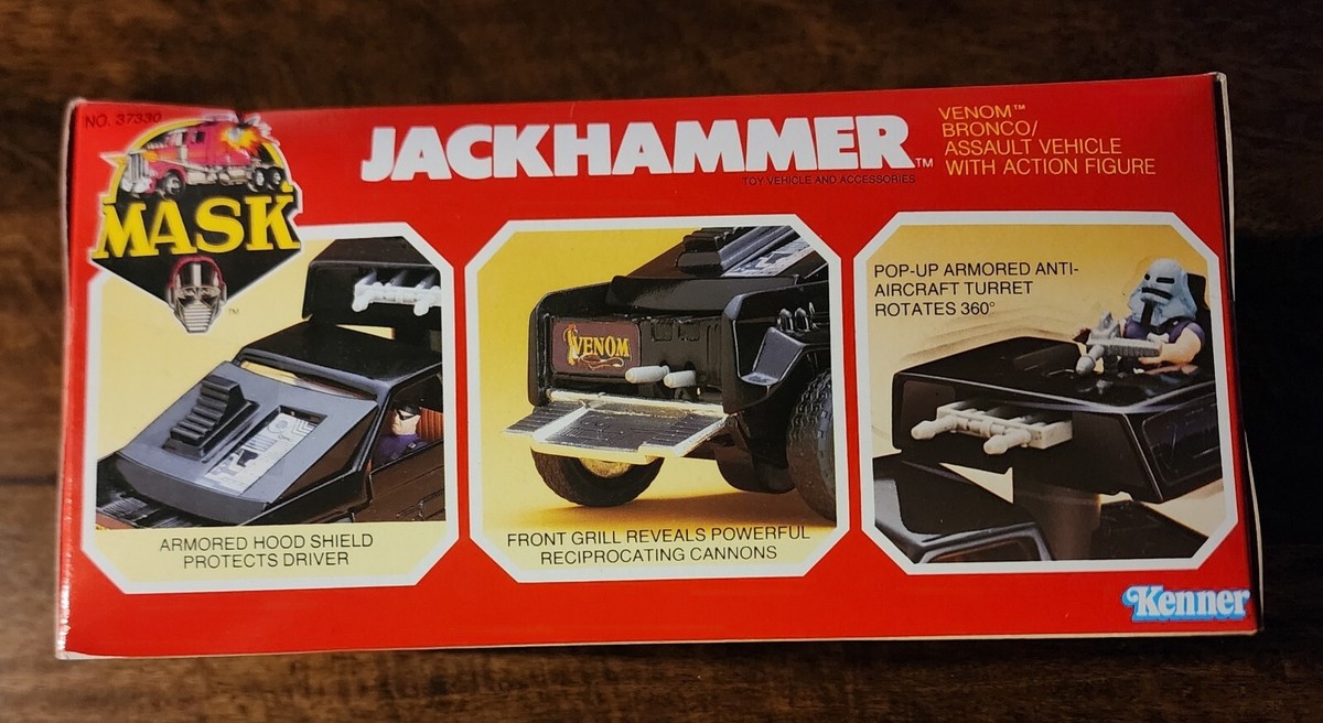 M.A.S.K Mask Kenner USA Box Jackhammer MISB Factory New