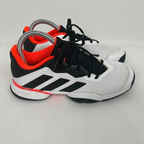 Children Unisex Shoes Adidas Kids Barricade Tennis Big Kid Size 5 - Picture 4 of 10