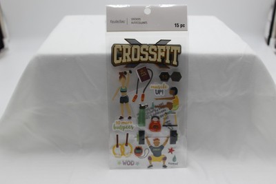 Recollections CROSSFIT Dimensional Stickers Exercise Equipment 15 Pieces C1179