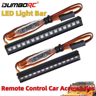 DUMBORC RC LED Light Bar Colorful Roof Lamp Kit 45/56/64MM for RC Crawler Car