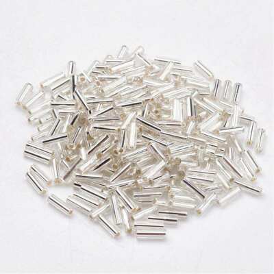 Lot De 500 Perles De Rocaille Tube Noir 4 Mm - Pour Création De Bijoux Et Artisanat - Neuf