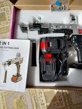 Cordless-Rug-Tufting-Gun-Kit with Carpet Trimmer- Tufting-Gun-Starter-Kit