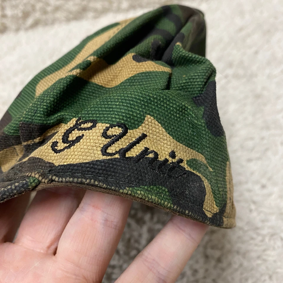 Gorra de camuflaje vintage G Unit Reebok verde marrón mediana grande Snapback años 90 Foto 2 de 4