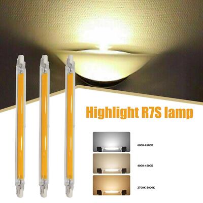 R7S COB LED Birne 189mm dimmbare Halogen Tube Glas ersetzen Lampe 