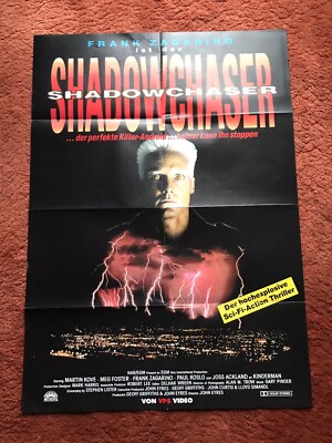 Shadowchaser Videoplakat Poster A1, Frank Zagarino, Meg Foster, Martin Kove