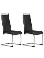 Hygena Cantilever Dining Chair - Black. In Box. Hygena Cantilever Dining Chair - Black. In Box.
