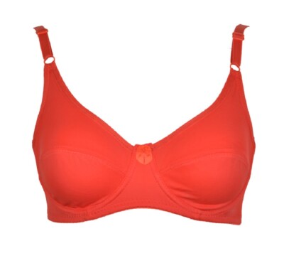 Soutien gorge 110C uni rouge à armatures non rembourrés lingerie