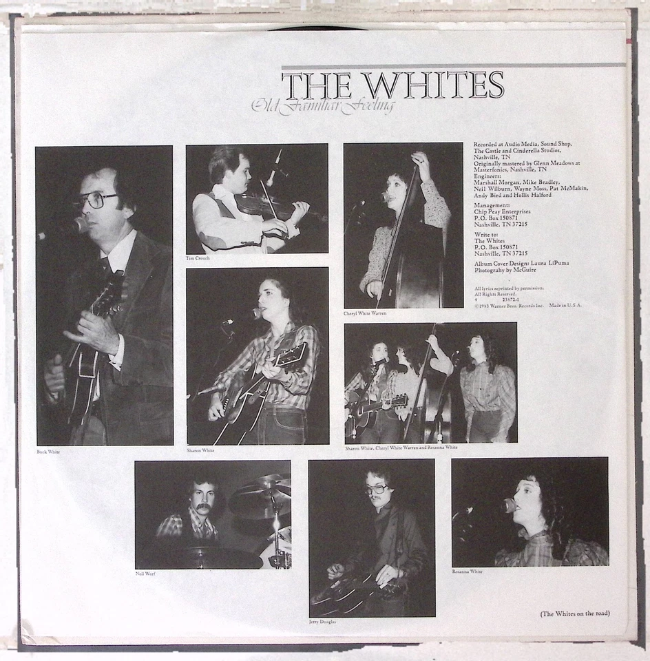 THE WHITES OLD FAMILIAR FEELING JERRY DOUGLAS RICKY SKAGGS EXC VINYL LP 168-84W - Image 3 of 4