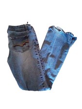 So Women's Jeans Size 11 Couple Small Rips Worn Down Regular Fit