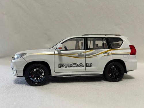 1/18 Toyota Land Cruiser Prado GX White Diecast Model Car Gifts For Friends - Picture 2 of 48