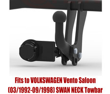Schwanenhals Abschleppstange Für VW Vento Limousine (1992-1998) & 7 Pin Set -