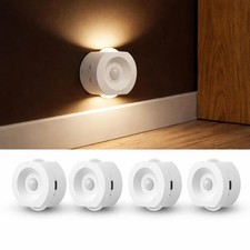 Rechargeable Motion Sensor Dimmable LED Night Lights 4 Pack Motion Activated