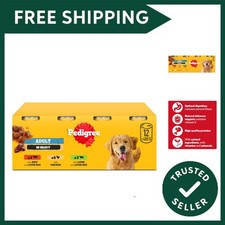 Adult Dog Wet Food Can, Mixed Selection Gravy, 12x400g 4.16 per kilo