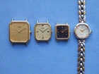 Seiko Exceline Orient Lady Dress Quartz Lot 4 Units Vintage 80' Working