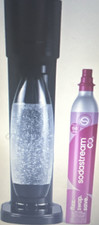 SodaStream Terra Cordless Battery Soda Maker, Black, Bottle & CO2 Cylinder