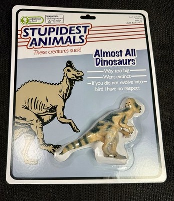Obvious Plant Stupidest Animals Dinosaurs Figure Art Toy MOC Limited Ed! Mint!