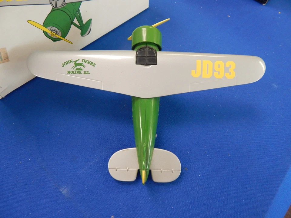 VTG Spec Cast Die Cast Airplane Coin Banks Lot Of 2 John Deere & Citgo - Image 2 of 4