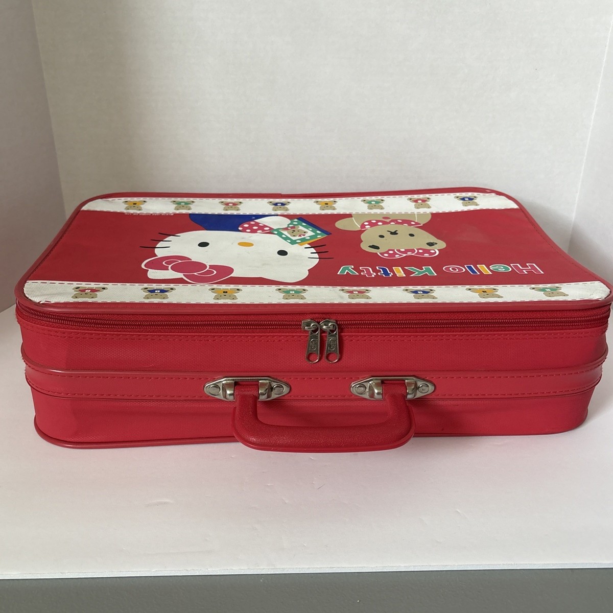 Vintage Rare 1992 Sanrio Hello Kitty Red Overnight Bag 90s