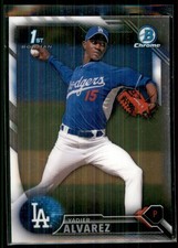 2016 Bowman Chrome Prospects Yadier Alvarez Los Angeles Dodgers #BCP5