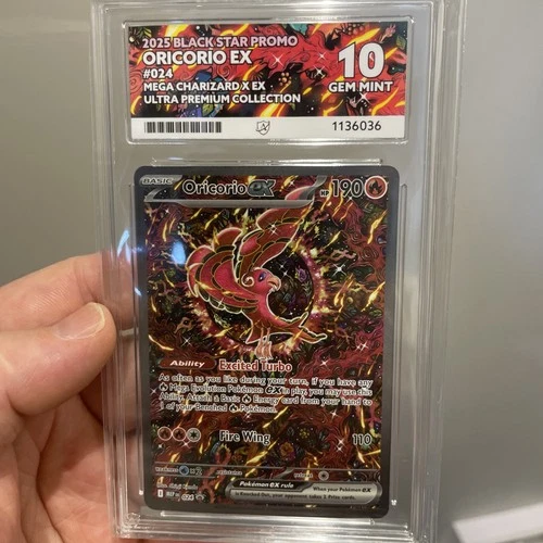 Pokemon TCG Oricorio EX Black Star Promo MEP024 ACE 10