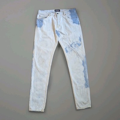 Represent Clo Essential Denim Tie Dye Distressed Jeans Men s 36x33 Italy Slim