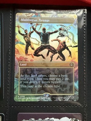 MTG Spider Man - Multiiversal Passage - (Borderless) - Foil R0206