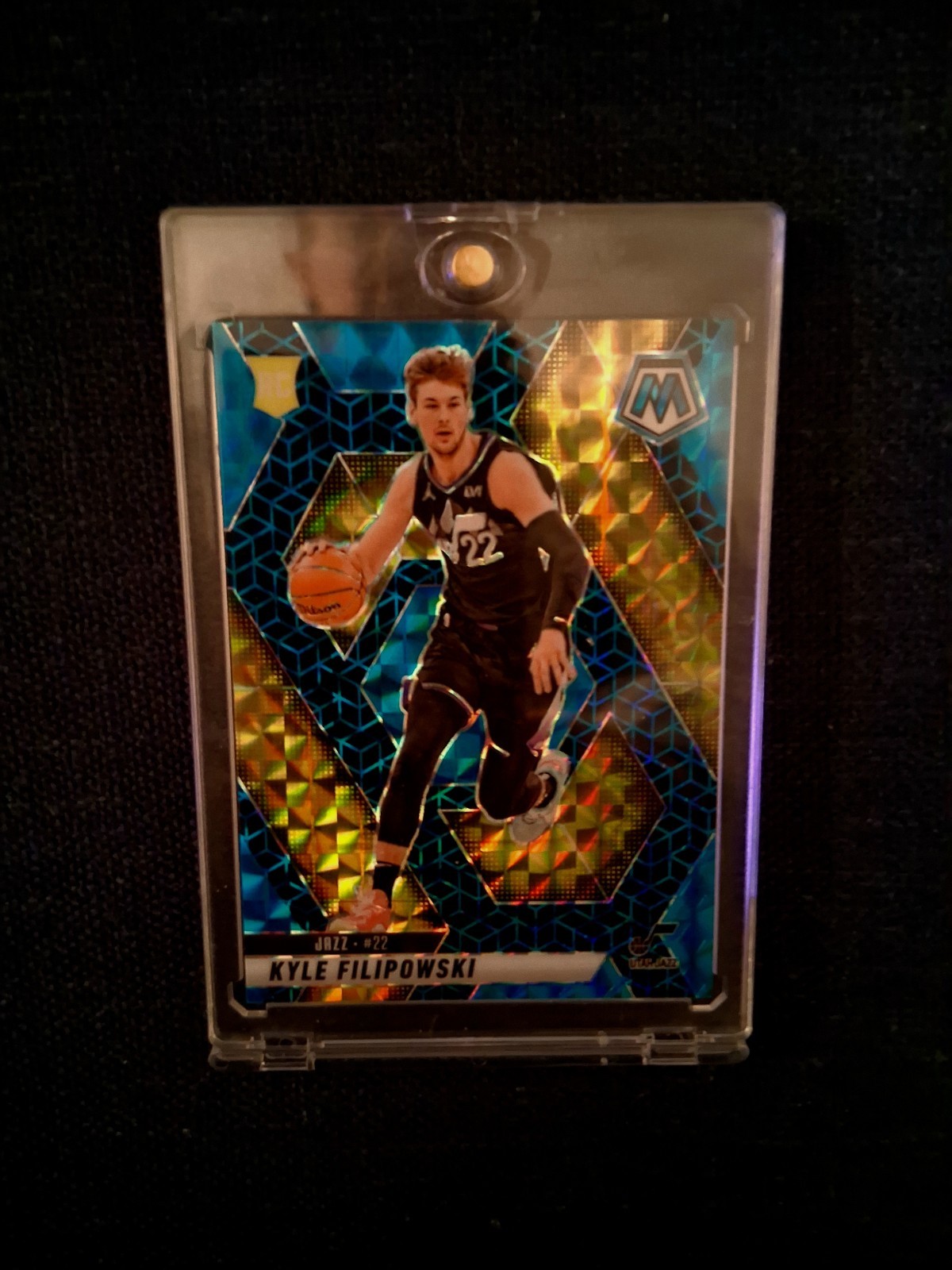 2024-25 Panini Mosaic - Rookies Kyle Filipowski #231 Spectris Blue /25 Prizm