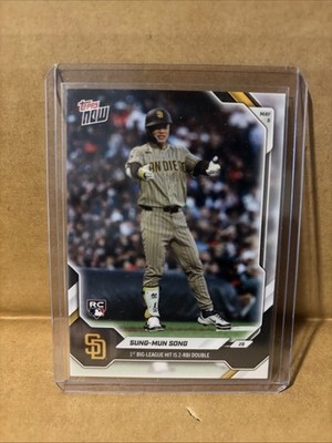 Topps NOW 2026 Card #166 Sung-Mun Song 1st Big League Hit Padres First