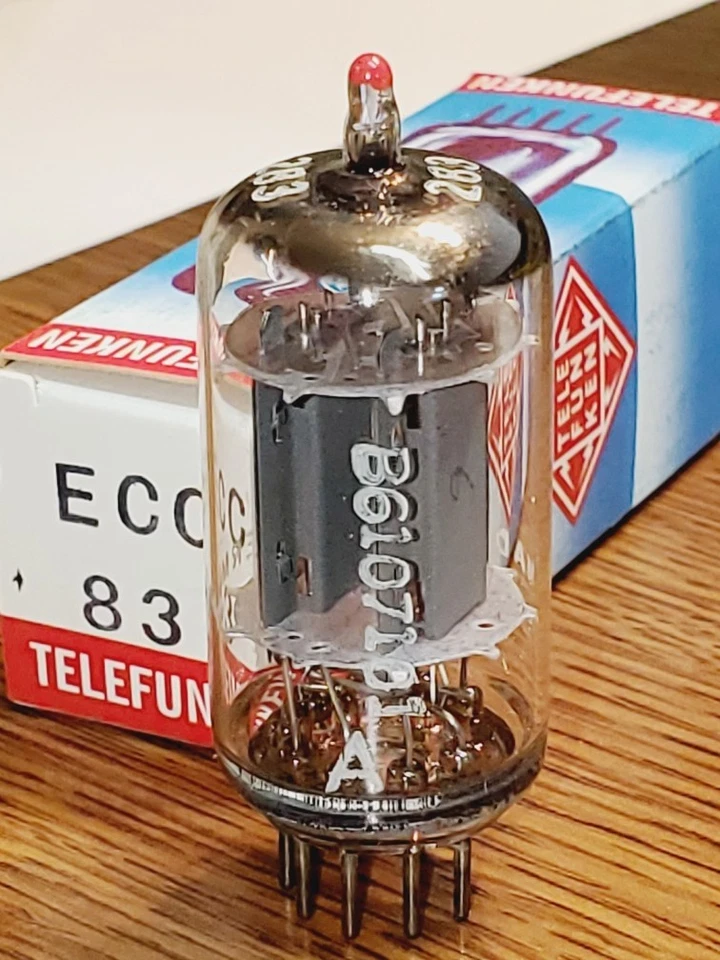Lote de tubos 12AX7/ECC83 Telefunken Punta Roja Placa Lisa MaxiPreamp2/TV7 probado (1) Foto 2 de 3