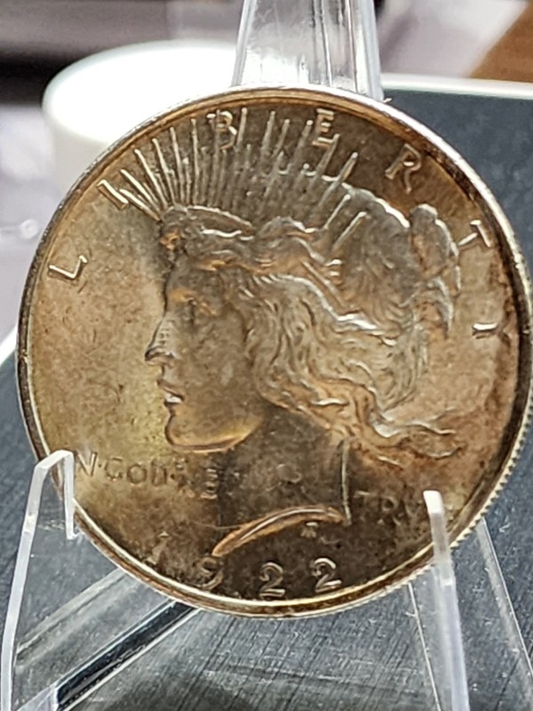 1922 Peace Dollar  AU+ GENUINE TRUSTED SELLER