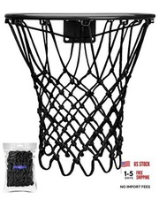 Basketball Net Replacement Heavy Duty, 2023 Professional On 12 Loops, 21" Black