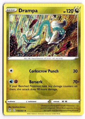 Drampa - RARE SWSH07: Evolving Skies 119/203