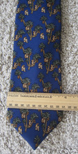 Men's SILK Neck Tie Monkey and Bananas Made in USA Liberty