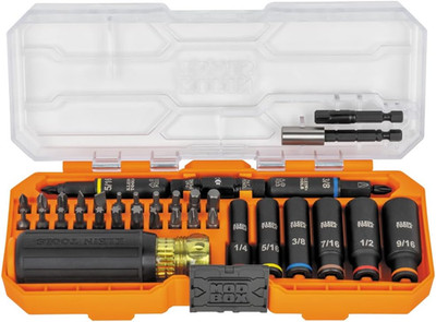 Klein Tools 32502HD KNECT Impact Screwdriver/Socket Set w/ MODbox, 41-Piece