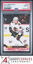 2022 UPPER DECK UD CANVAS #C225 FILIP ROOS RC YOUNG GUNS PSA 10