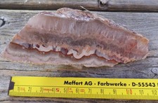 polierter Quarz-Achat aus Altendorf - Bergbau-Sammlungsauflösung