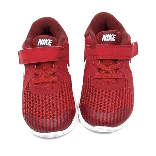 Nike Revolution 4 (TDV) Red White Toddler Shoes Size 6C Boys Girls New With Box - Picture 2 of 8